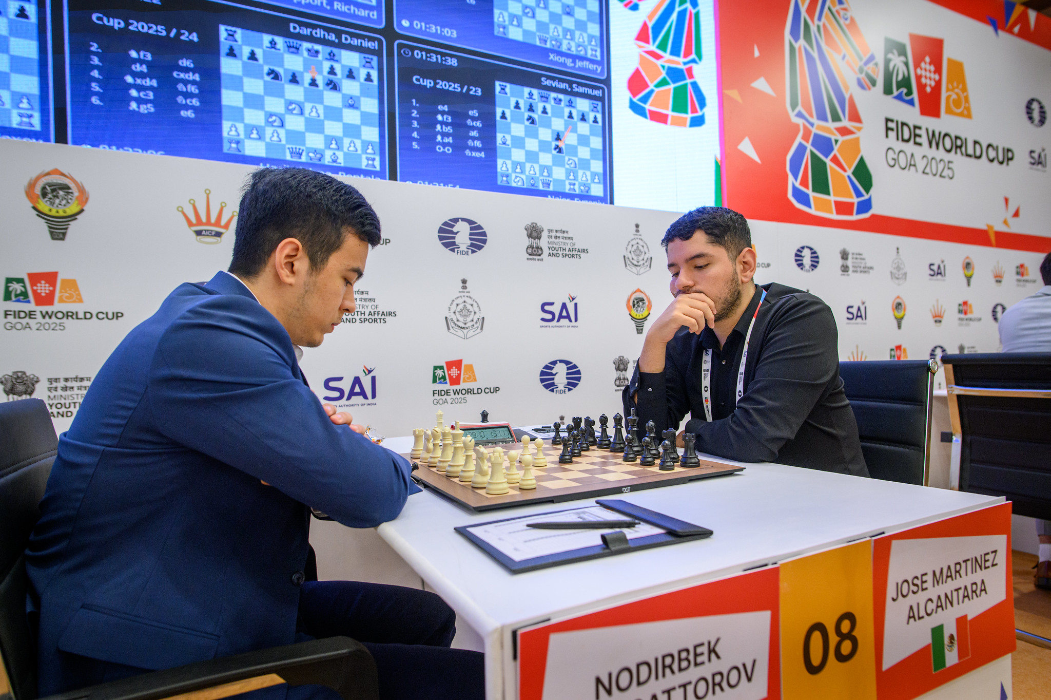 Round 3, Game 1: Upsets, attacks, and masterclasses – Abdusattorov in danger